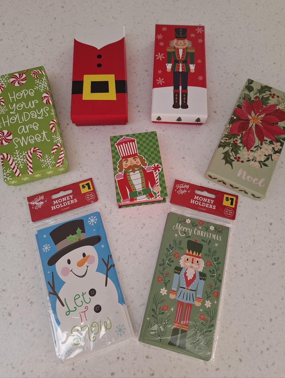 Christmas Holiday Money Holders